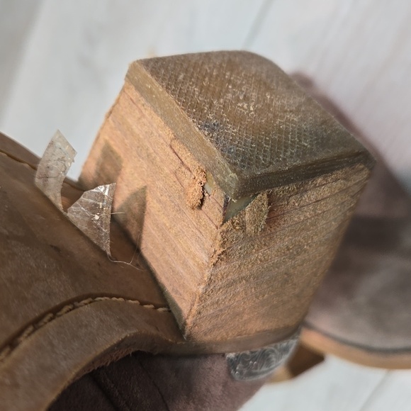 Jeffrey Campbell Women Cutout Side Heels Suede Moto Hobo boots shoes sz 8 - Picture 15 of 15